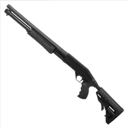Espingarda CBC Military 3.0 12 GA Cano 19" Coronha Retrátil Oxidada
