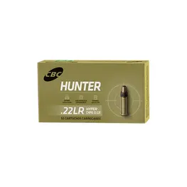 Munição CBC Calibre .22 LR CHPO 33gr Hunter Hyper Caixa 50un