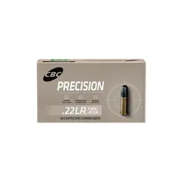 Munição CBC Calibre .22 LR CHOG 40gr Precision Subsônica Caixa 50un