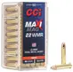 Municao CCI Calibre .22 WMR TMJ 40gr Maxi-Mag Caixa 50un
