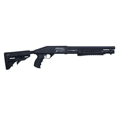 Espingarda CBC Military 3.0 12 GA Cano 14" Coronha Retratil Oxidada