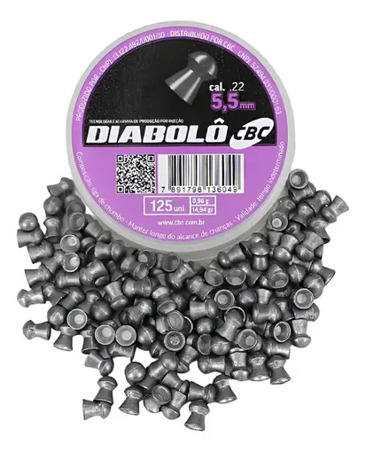 Chumbinho CBC Diabolo 5,5mm 125un
