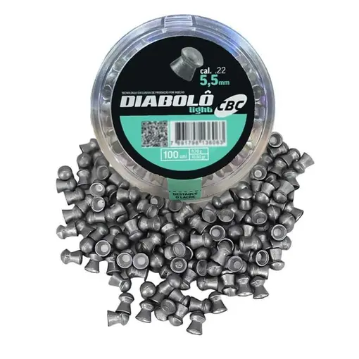 Chumbinho CBC Diabolo Fare Light 5.5mm 100 un