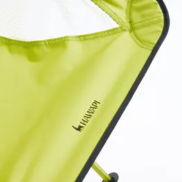 Cadeira Moon Chair Alumínio Atacama com Encosto de Cabeça Ultraleve Verde Limão e Preto - Hawapi