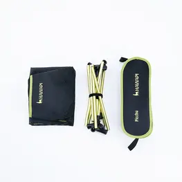 Cadeira Moon Chair Alumínio Picchu Ultraleve Preto e Verde Limão - Hawapi