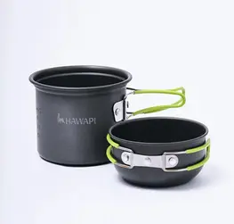 Conjunto De Panelas Hawapi, 2 Pecas, Verde Limão