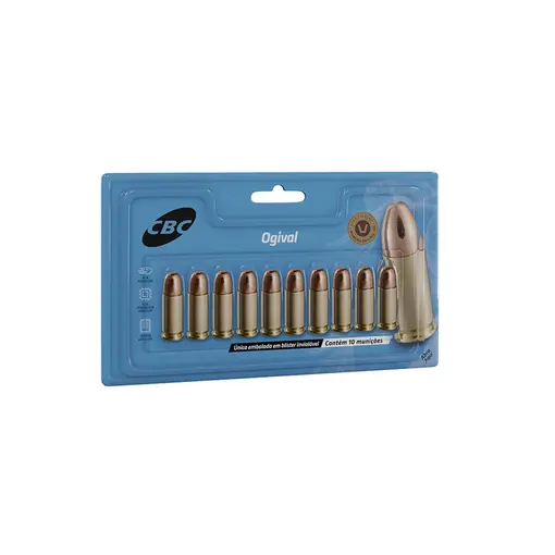 Munição CBC Calibre .25 Auto ETOG 50gr Blister 10un Munição CBC Calibre .25 Auto ETOG 50gr Blister 10un