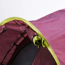 Barraca Igloo Wasi 2 Pessoas com avancê Vinho e Verde Limão - Hawapi