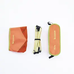 Cadeira Moon Chair Alumínio Picchu Ultraleve Laranja e Verde Limão - Hawapi