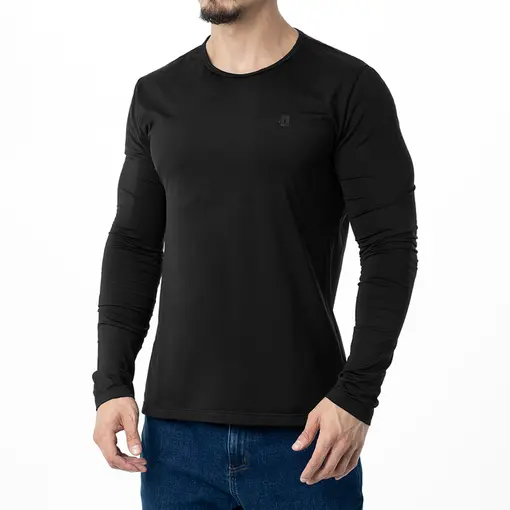 Blusa Segunda Pele Masculina Invictus Thermo Comfort Preta Blusa Segunda Pele Masculina Invictus Thermo Comfort Preta