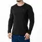Blusa Segunda Pele Masculina Invictus Thermo Comfort Preta