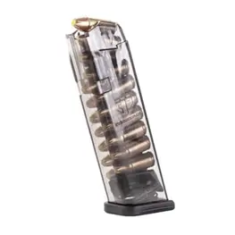 Carregador ETS para Glock 17 Tiros Transparente Glock 9mm
