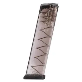 Carregador ETS para Glock 22 Tiros Transparente Glock 9mm