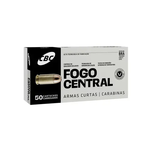 Munição CBC Calibre .45 Auto ETOG 230gr Treina CX 50un