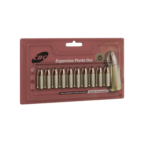 Munição CBC Calibre .32 Auto EXPO 71gr Blister 10un