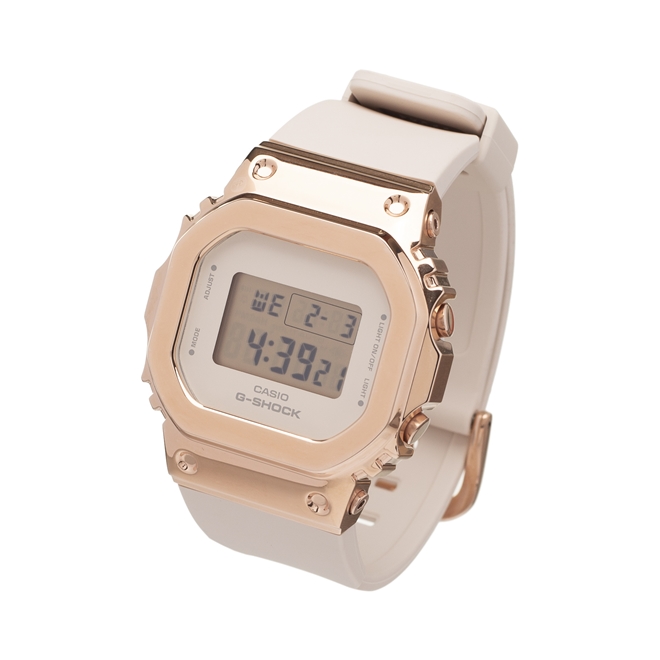 Relógio Casio G-Shock Digital GM-S5600PG-4DR Rose e Rose Gold | SK Store