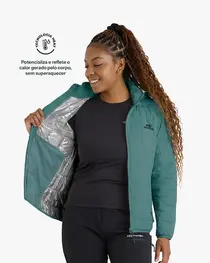 Jaqueta Puffer Galapagos Ibex Thermolite Heat Feminina