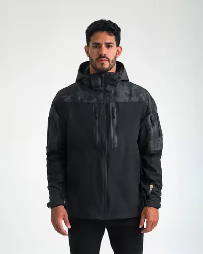 Jaqueta Tática Invictus Rain 3.0  10 Anos Warskin Black