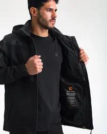 Jaqueta Tática Invictus Rain 3.0  10 Anos Warskin Black