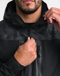 Jaqueta Tática Invictus Rain 3.0  10 Anos Warskin Black