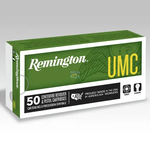 Munição Remington Calibre 9mm Luger FMJ 147gr UMC Caixa 50un