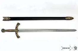 4163/N - REPLICA DECORATIVA NAO FUNCIONAL DE ESPADA DE CAVALEIRO TEMPLÁRIO, sÉCULO XII