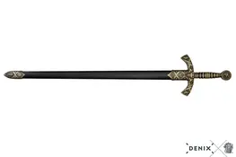 4163/N - REPLICA DECORATIVA NAO FUNCIONAL DE ESPADA DE CAVALEIRO TEMPLÁRIO, sÉCULO XII