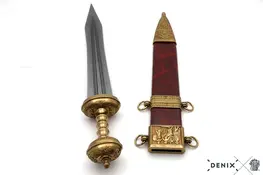 4116/L - REPLICA DECORATIVA NAO FUNCIONAL DE ESPADA ROMANA, SÉCULO I A.C