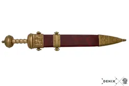 4116/L - REPLICA DECORATIVA NAO FUNCIONAL DE ESPADA ROMANA, SÉCULO I A.C