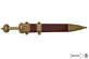 4116/L - REPLICA DECORATIVA NAO FUNCIONAL DE ESPADA ROMANA, SÉCULO I A.C