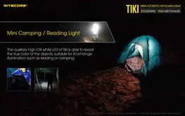 Lanterna chaveiro Nitecore TIKI 300 lumens
