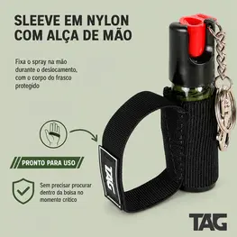 Mini Spray de Defesa Pessoal TAG Protect-X