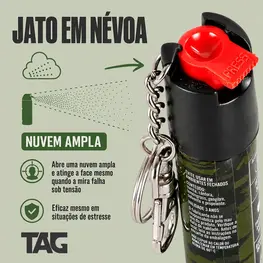 Mini Spray de Defesa Pessoal TAG Protect-X