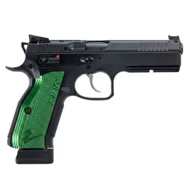 Pistola Ceska Zbrojovka CZ Shadow 2 Calibre .380 Auto Cano 4,7" 18 Tiros Oxidada Com Tala Verde